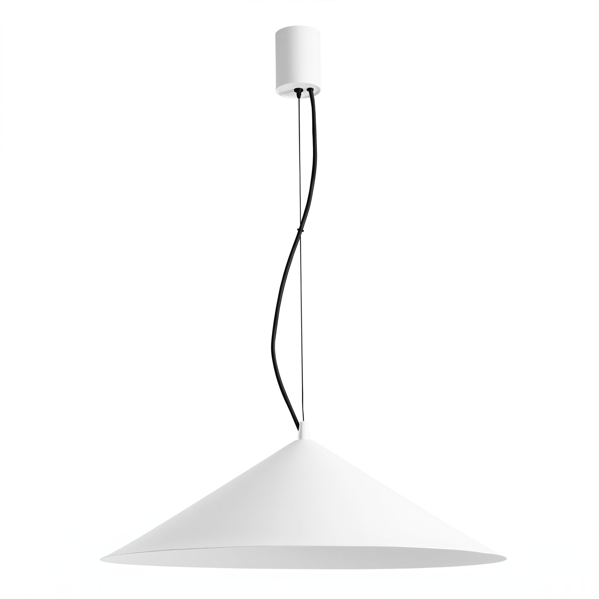 Suspension Acier Blanc LED 1 Fint, EDEN