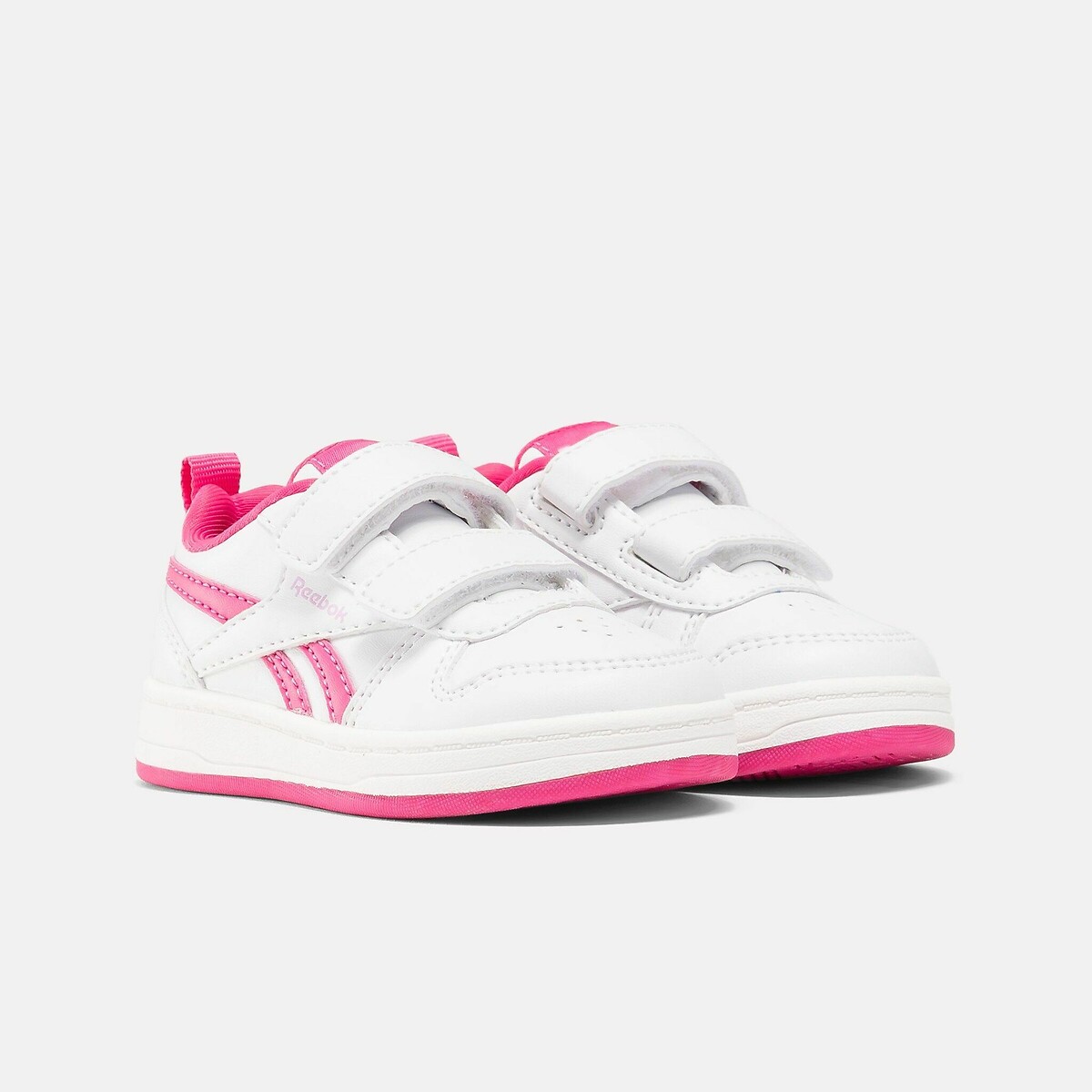 Kids royal prime 2.0 trainers with touch n close fastening white pink Reebok Classics La Redoute