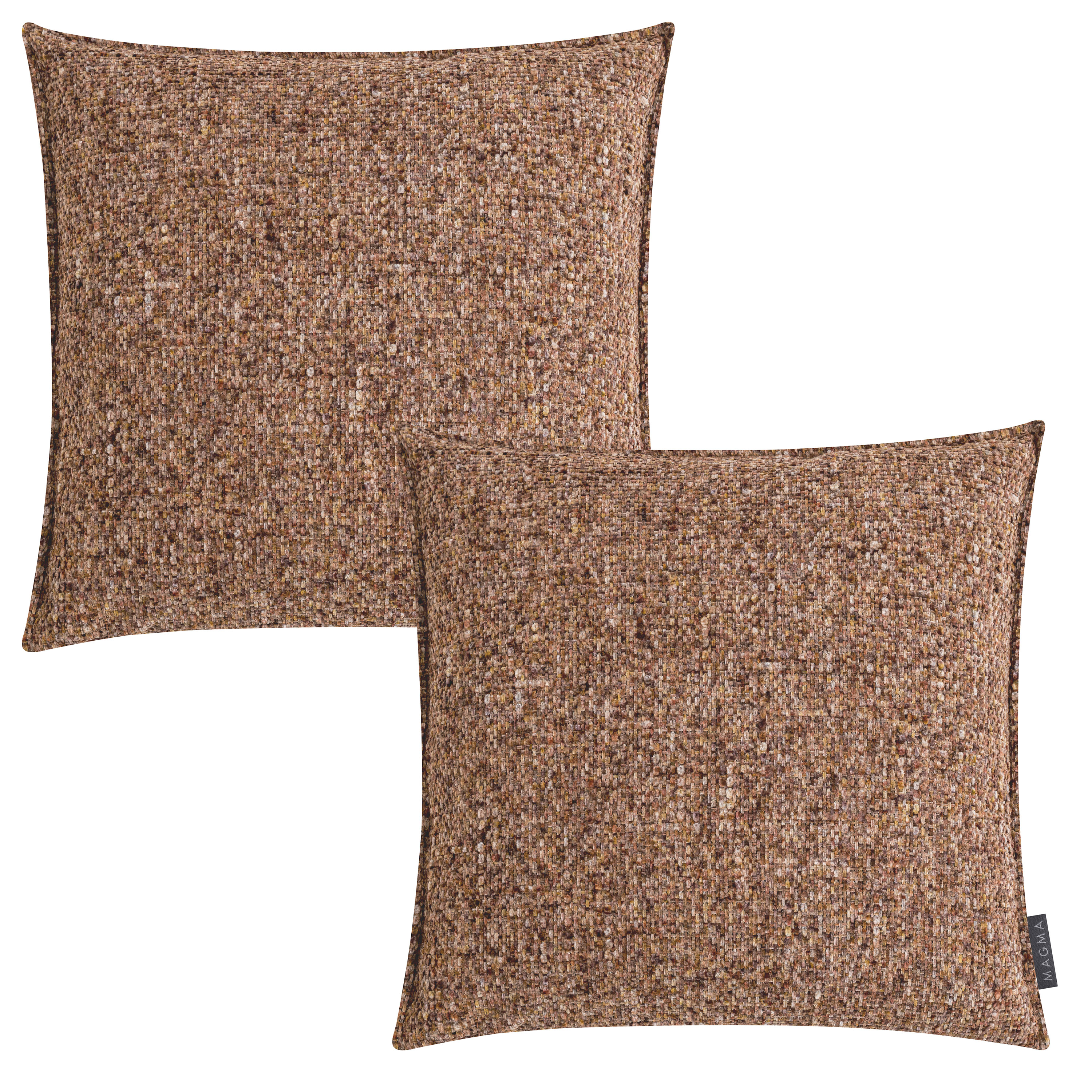 Lot de 2 housses de coussin velours chenille SCOUT, MAGMA HEIMTEX