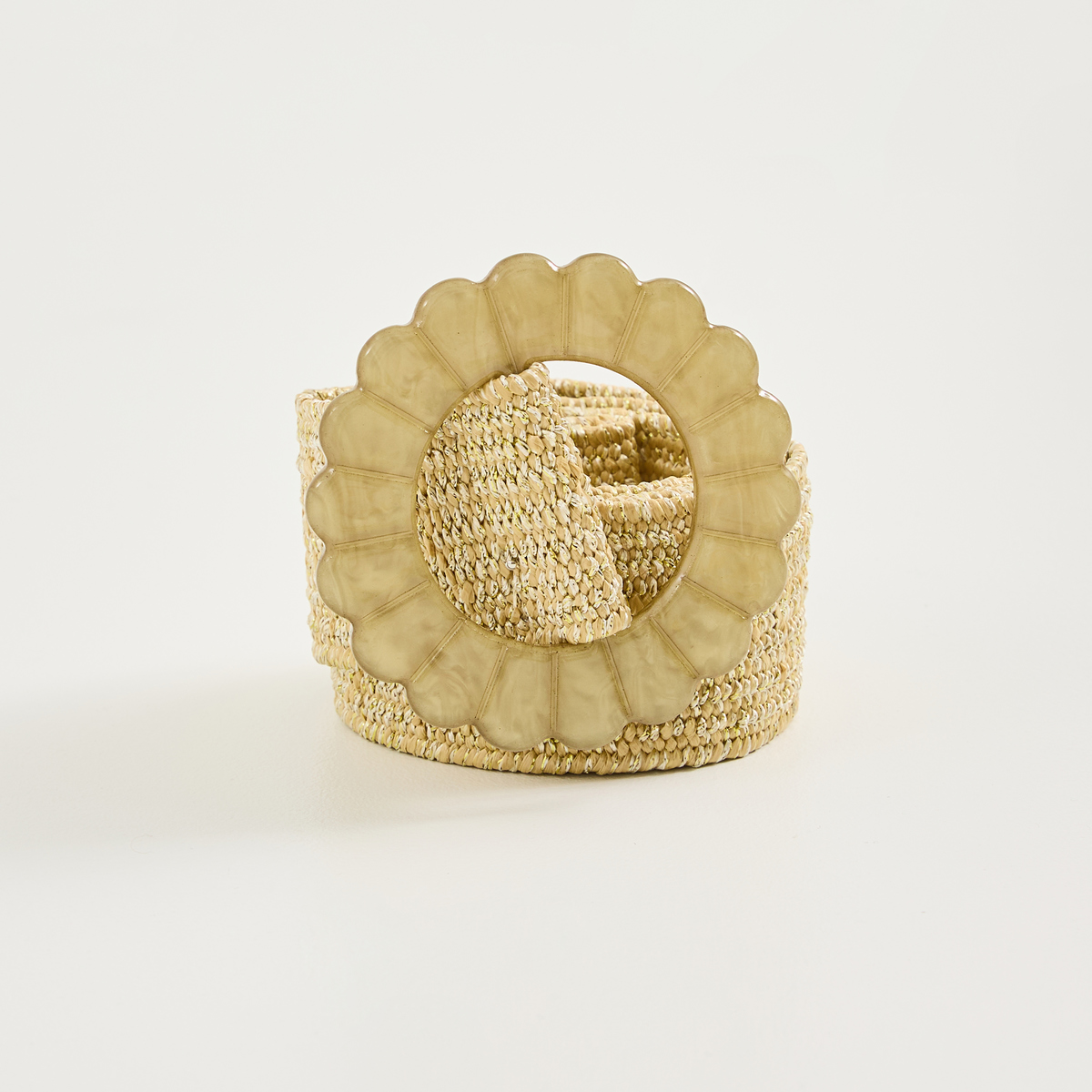 Ceinture large boucle fleur, GRAIN DE MALICE