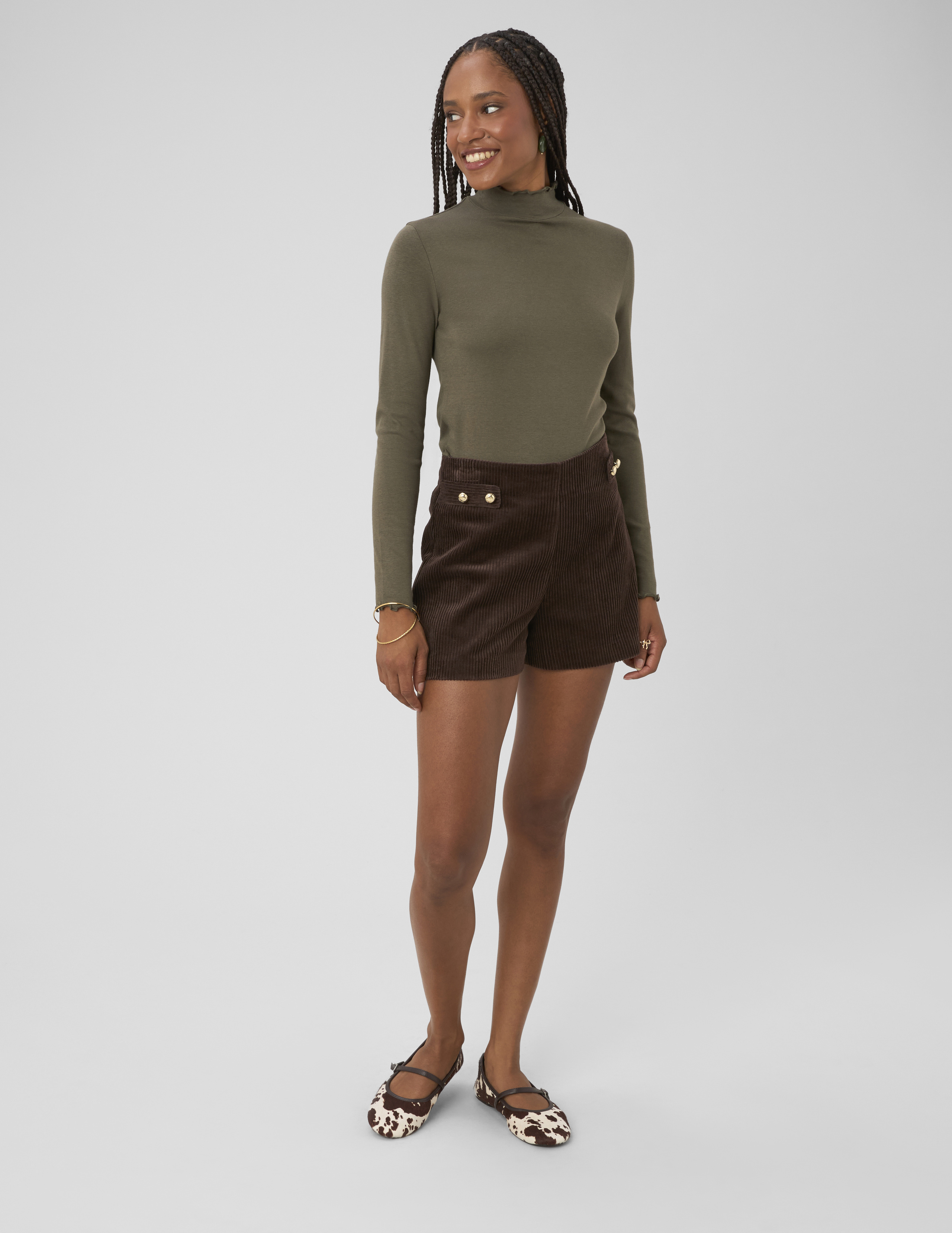 Short en velours, BZB