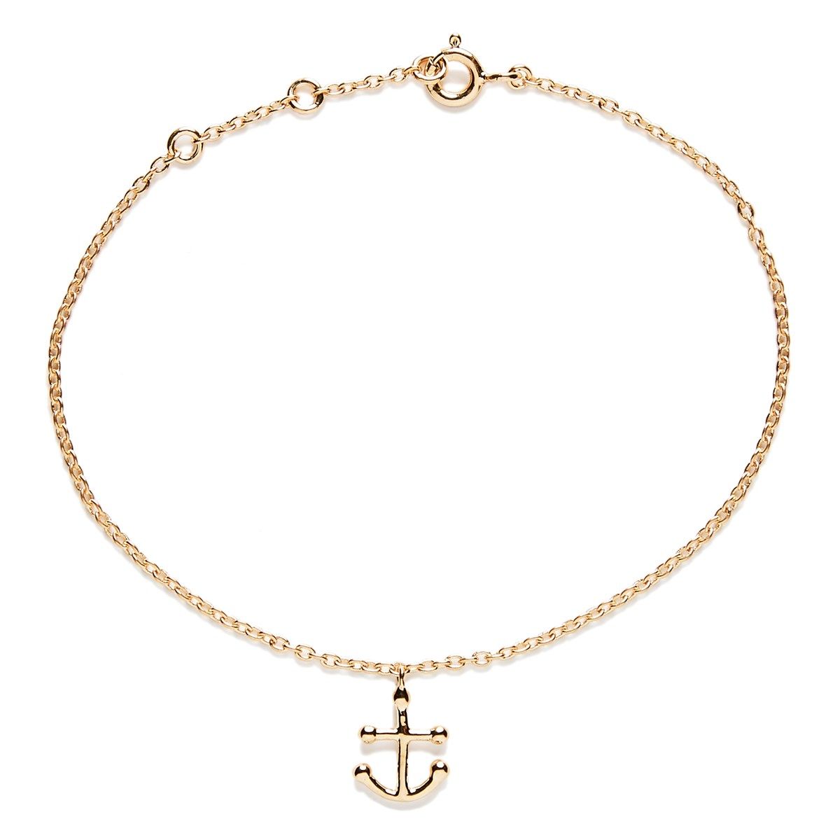 Bracelet vermeil ancre