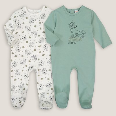 Pack of 2 Sleepsuits in Organic Cotton Mix DISNEY CLASSICS