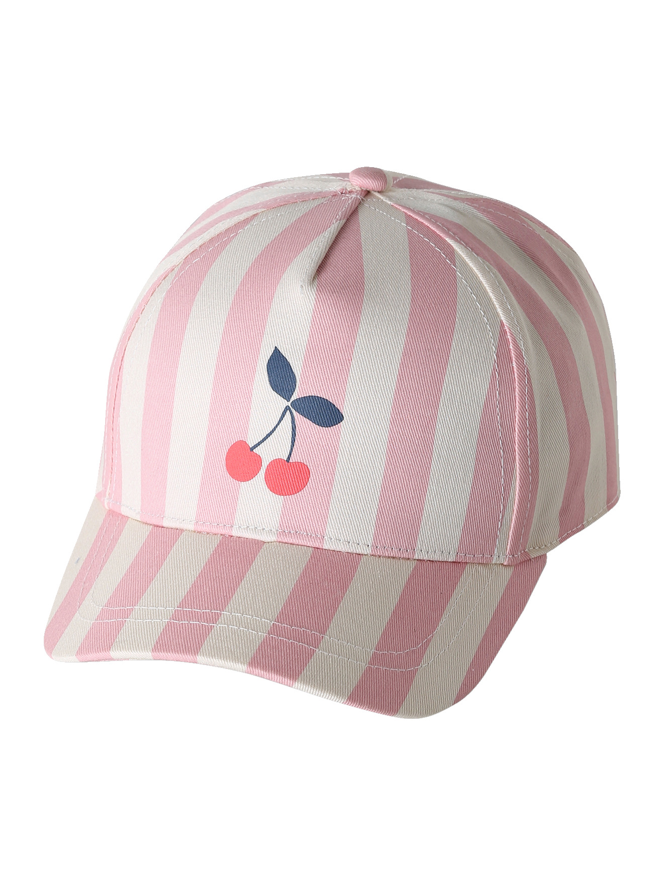 Casquette coton rayé, VERTBAUDET
