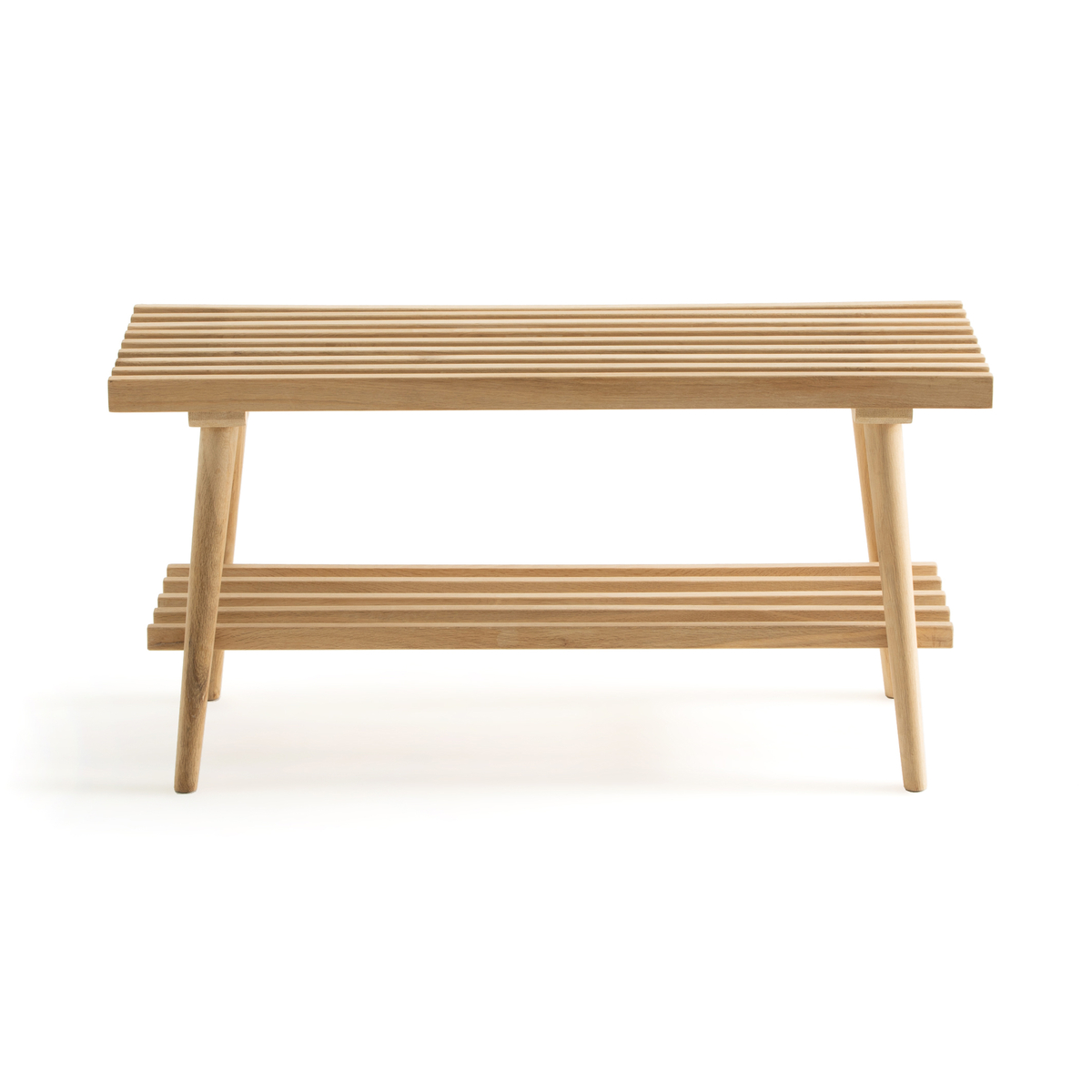 Product photograph of Compo Oak Bench from La Redoute UK.