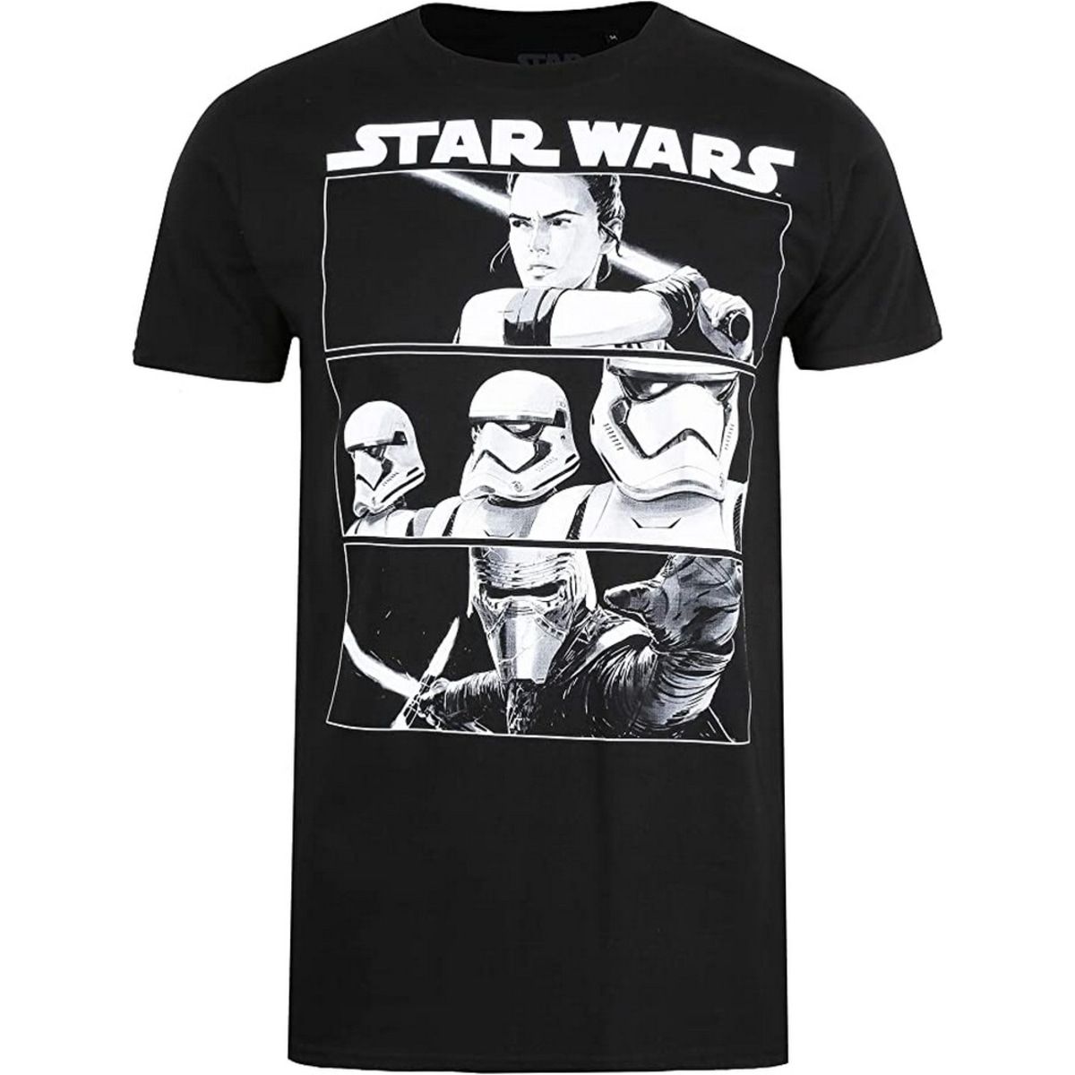 Star Wars Tee-Shirt Manches Longues Garçon Noir Stormtrooper 