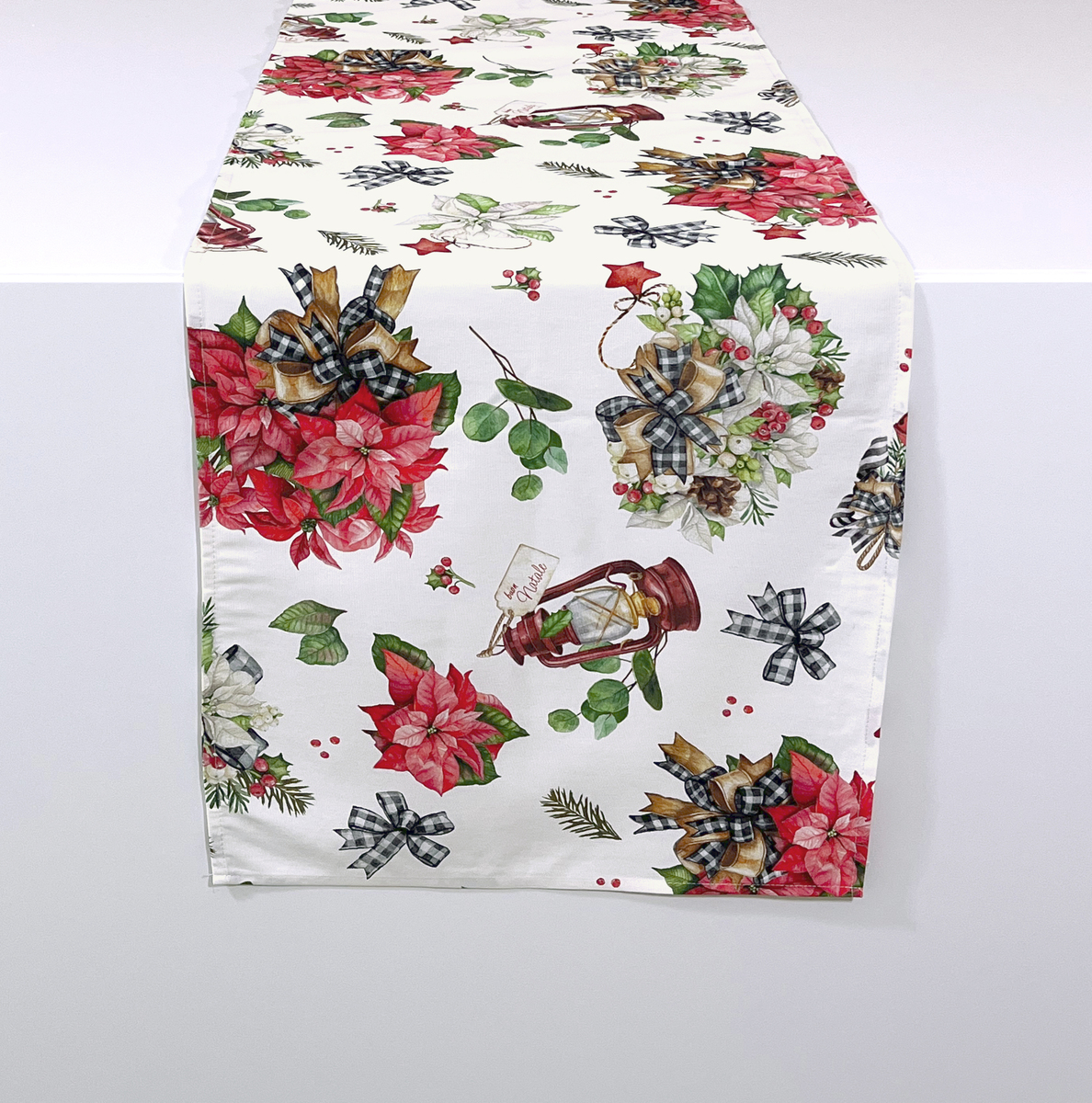 Chemin de table de NOËL RIBBON 50x150 cm, NAF NAF HOME