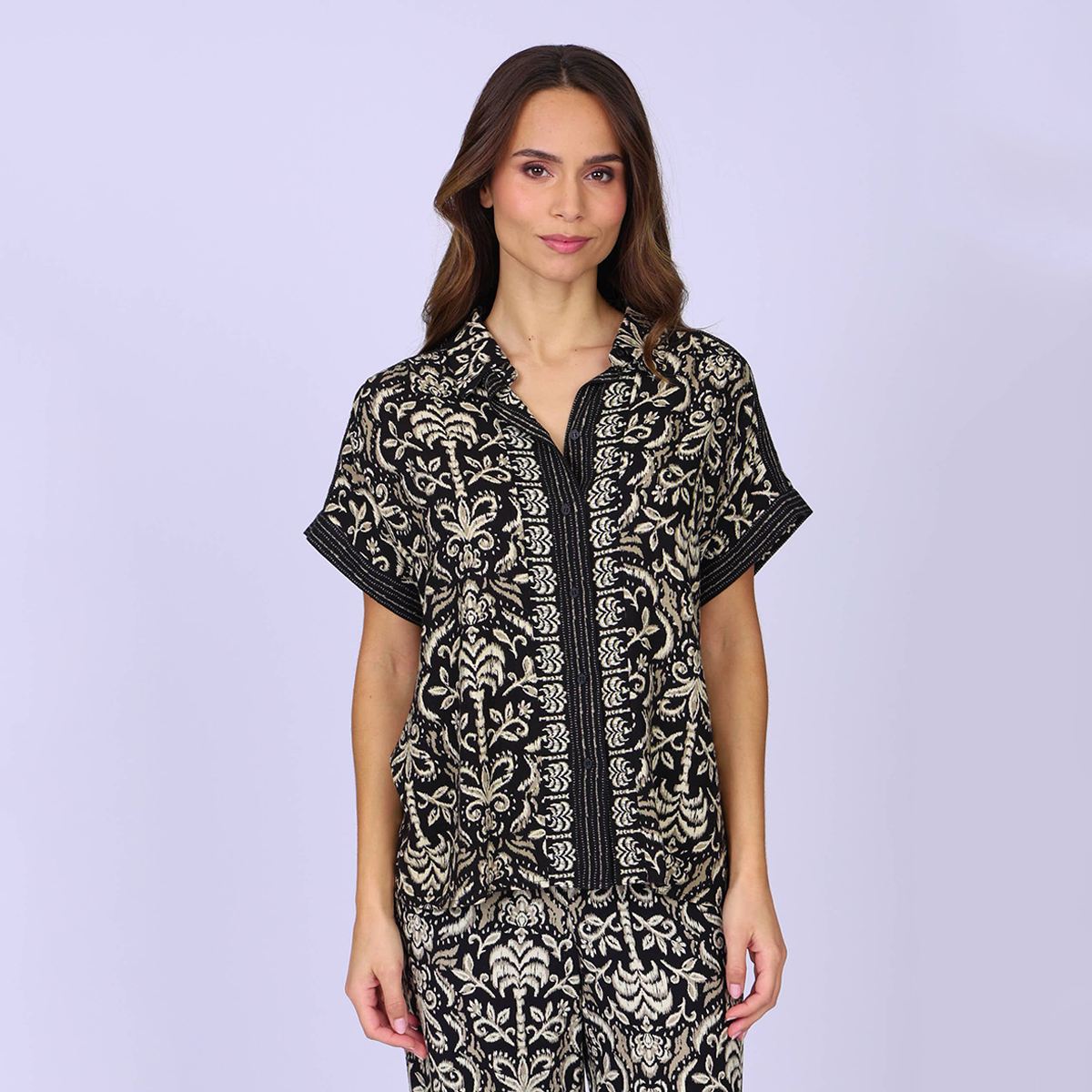 Chemise manches courtes, MISE AU GREEN