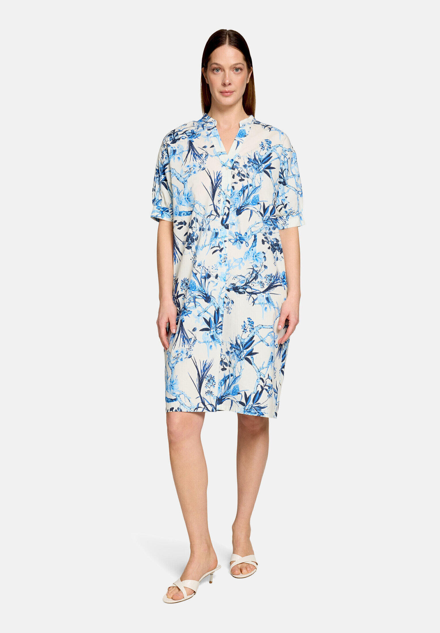 Robe-chemisier à patte de boutonnage, VERA MONT