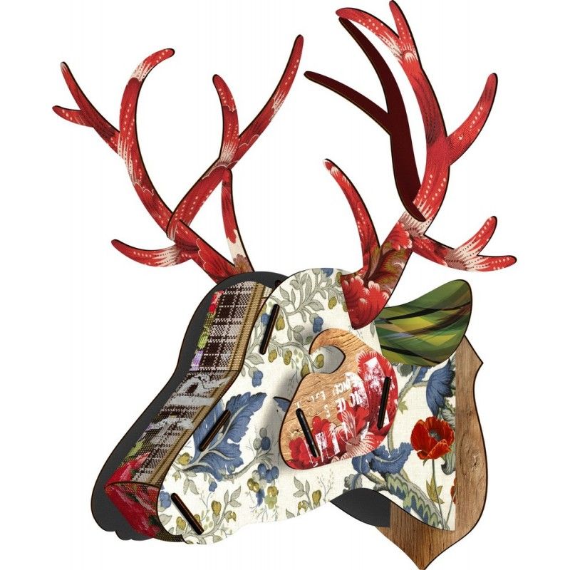 trophee mural tete de cerf unexpected things best friend big deer