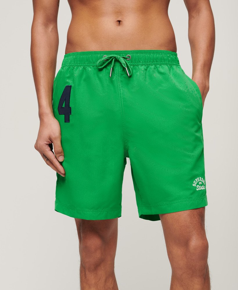 Short de bain Polo recyclé 43 cm, SUPERDRY