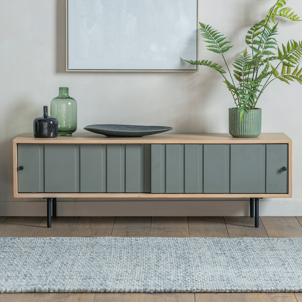 Sonipat Japandi Oak TV Unit, SO'HOME