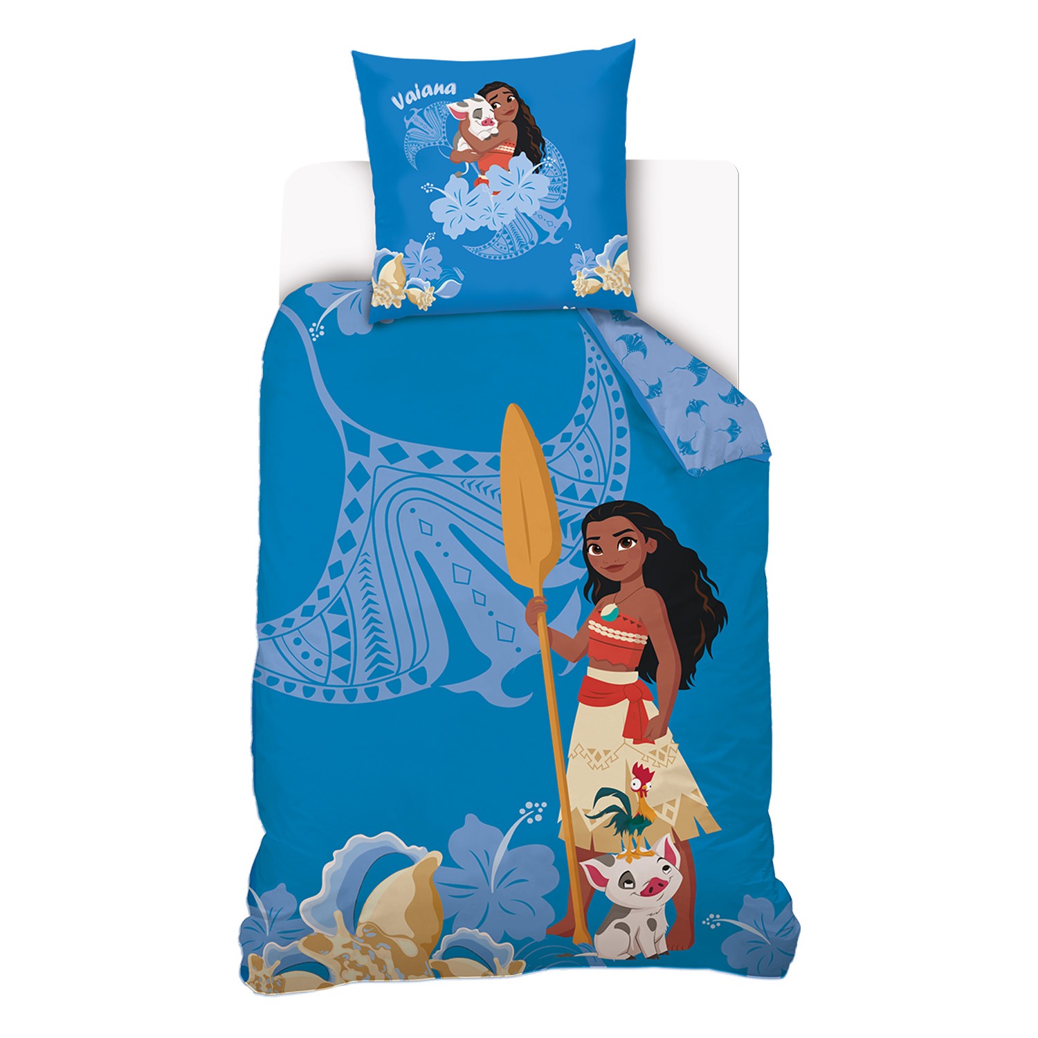 Parure de lit coton Disney, VAIANA, DISNEY