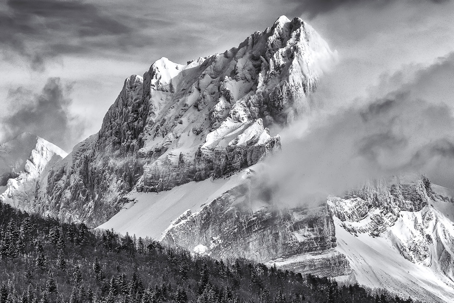 Tableau montagne summit, HEXOA