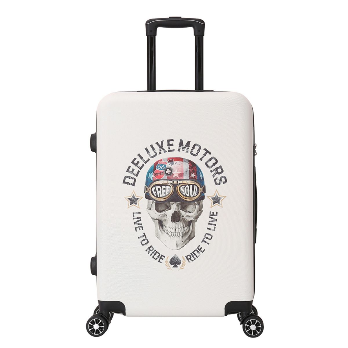 Valise cabine 4 roues 55 cm ABS - FREE SOUL - DEELUXE, DEELUXE