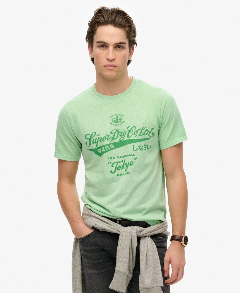 T-shirt décontracté délavé Workwear, SUPERDRY