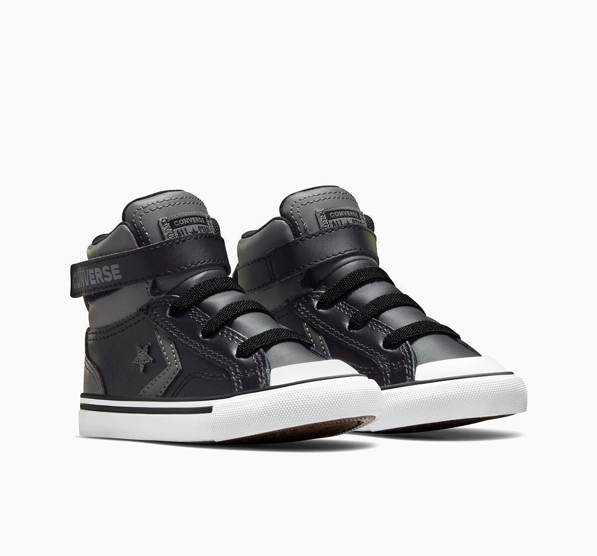 Kids Pro Blaze Strap Hi Sport Lux High Top Trainers in Leather