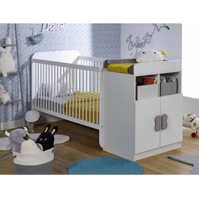 Lit Bebe Evolutif Mathis Fabrication Francaise Blanc Alfred Et Compagnie La Redoute