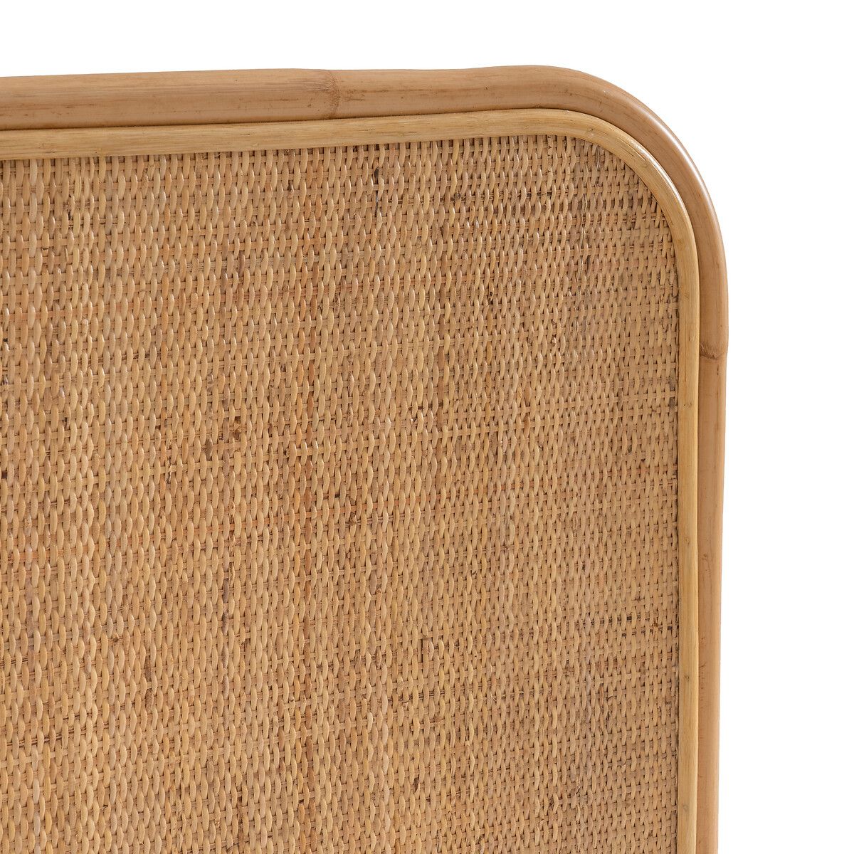 Product photograph of Ladara Braided Rattan Headboard from La Redoute UK.