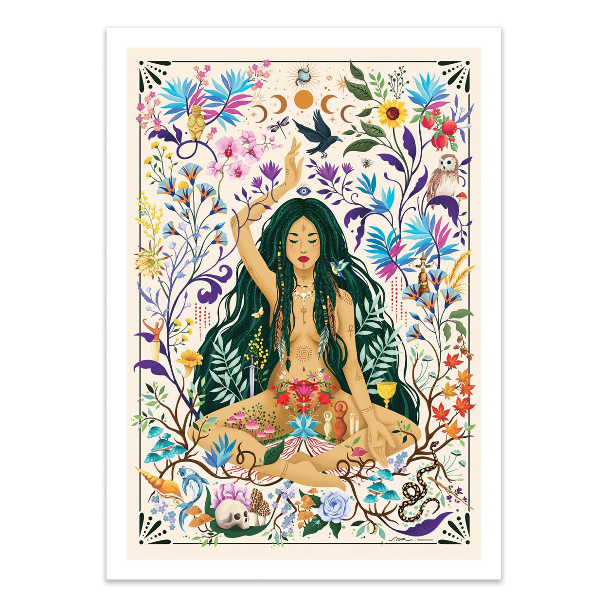 Affiche d'art - Matriarchal consciousness - Nour Tohme, WALL EDITIONS
