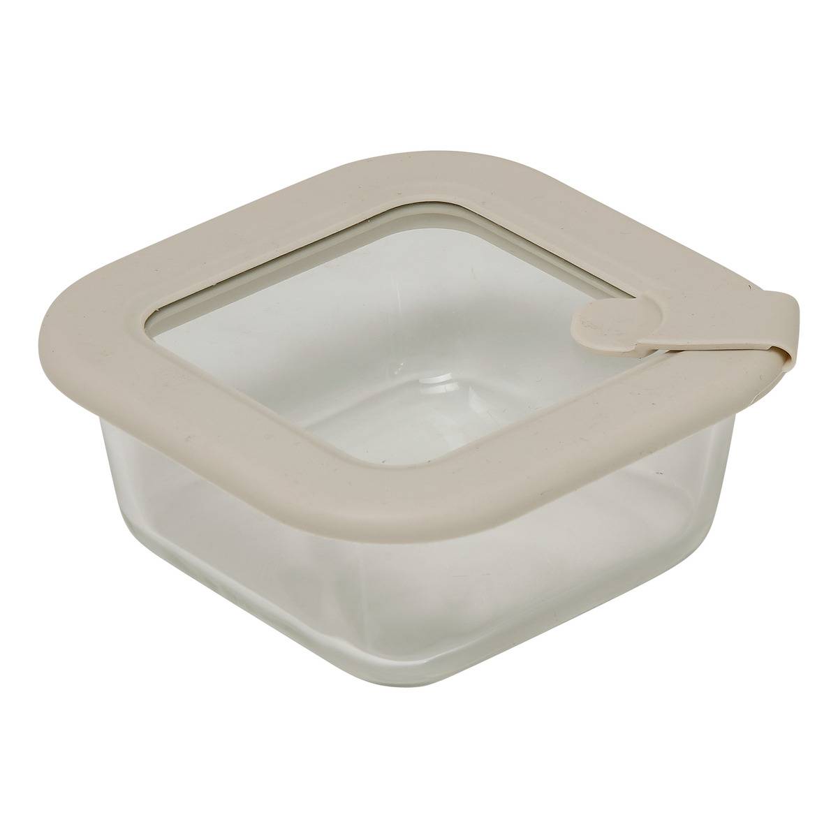 Boîte de conservation carrée en verre 0,3L SILEAT, 5FIVE SIMPLY SMART