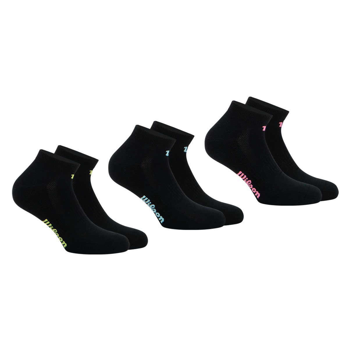Chaussettes basses, lot de 3 paires, essentiel, WILSON