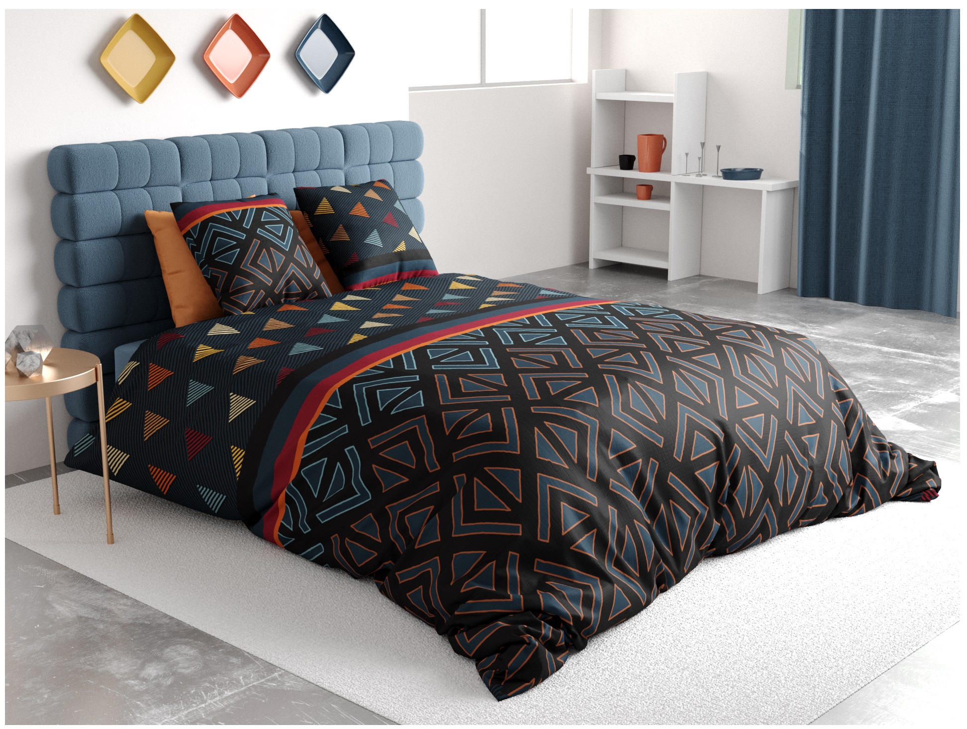 Housse de couette + 2 taies Holistique, EDEN