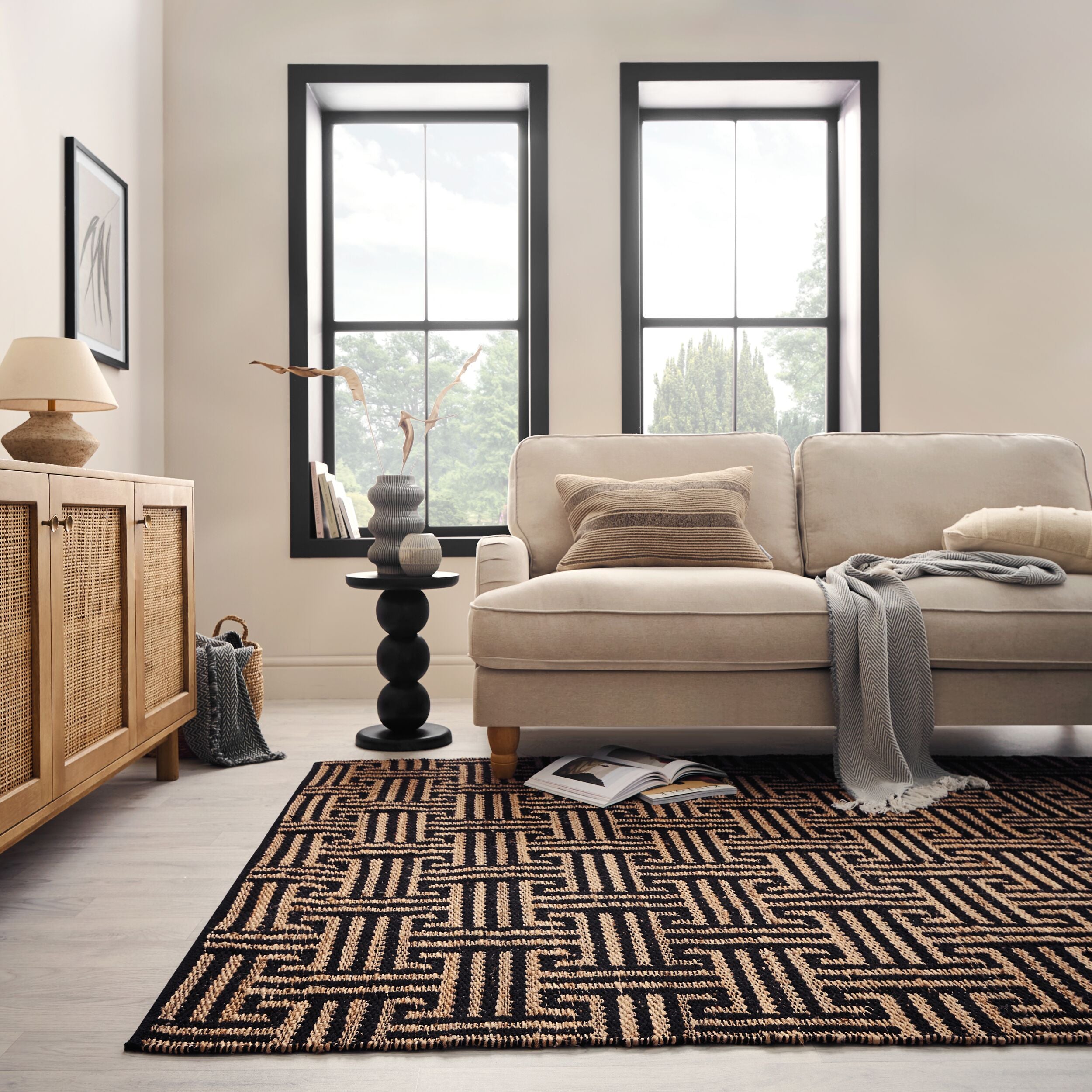 Tapis en jute MEANDER, FLAIR RUGS
