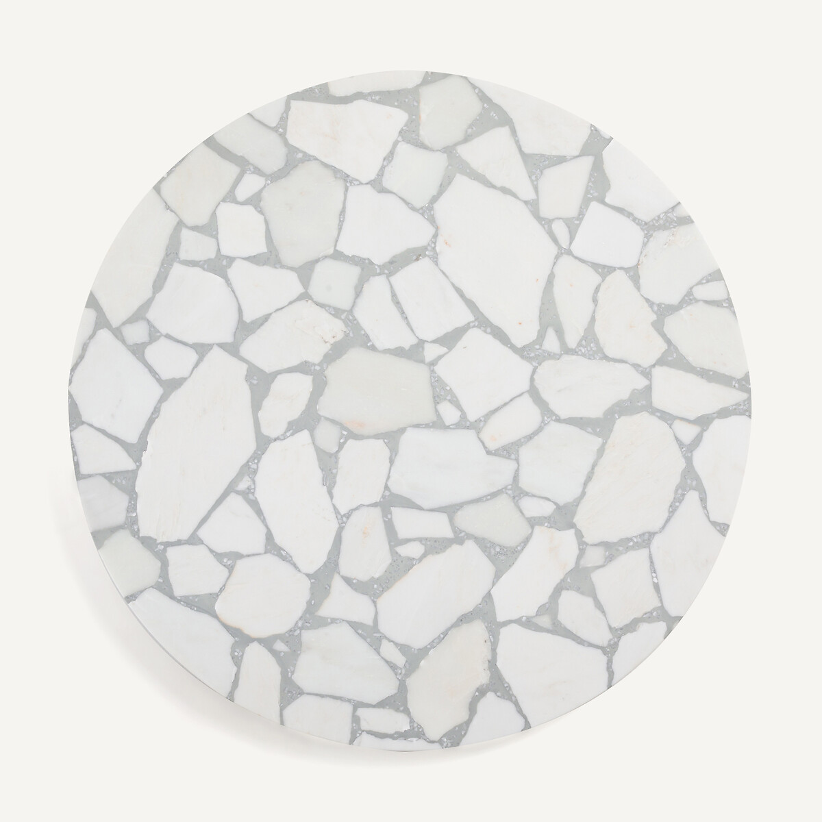 Plateau de table terrazzo Ø100 cm, Aradan