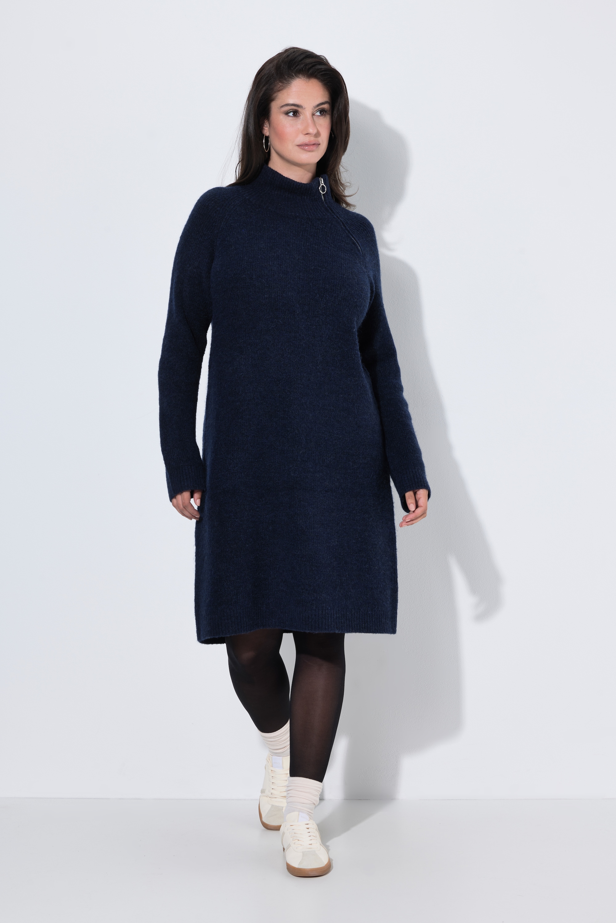 Robe en maille, empiècements bord-côte, ULLA POPKEN