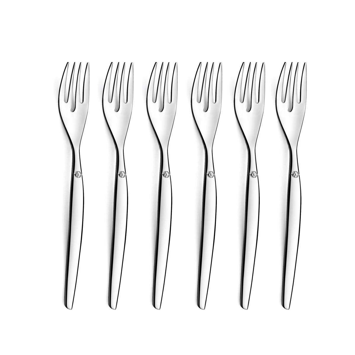 Set 6 fourchettes à gâteau - JET, LOU LAGUIOLE