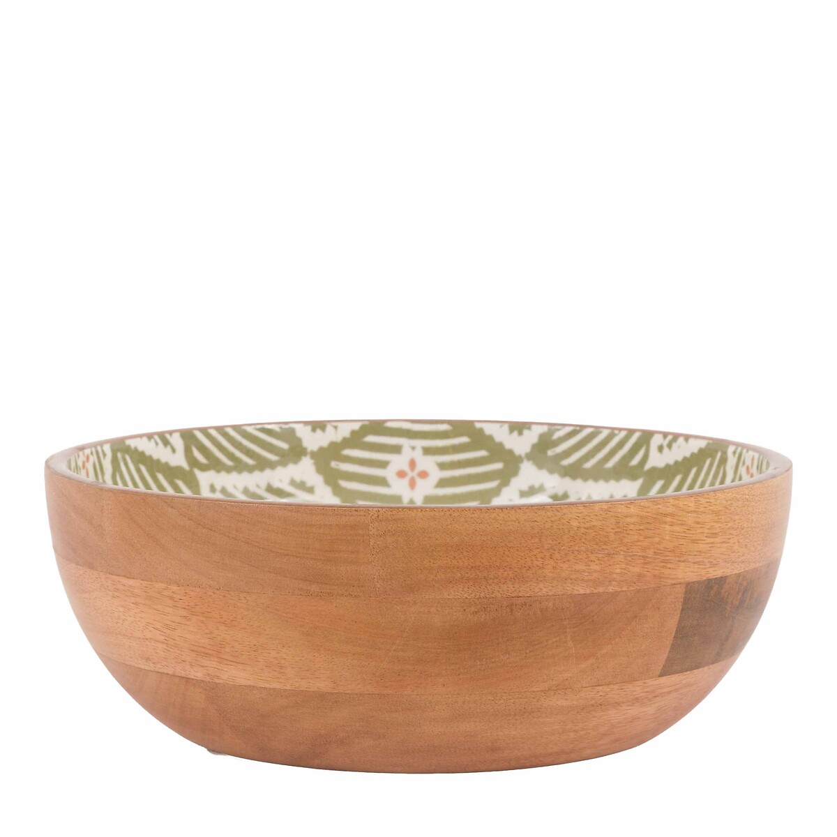 Patterned Wooden Salad Bowl, ÉDITÉ