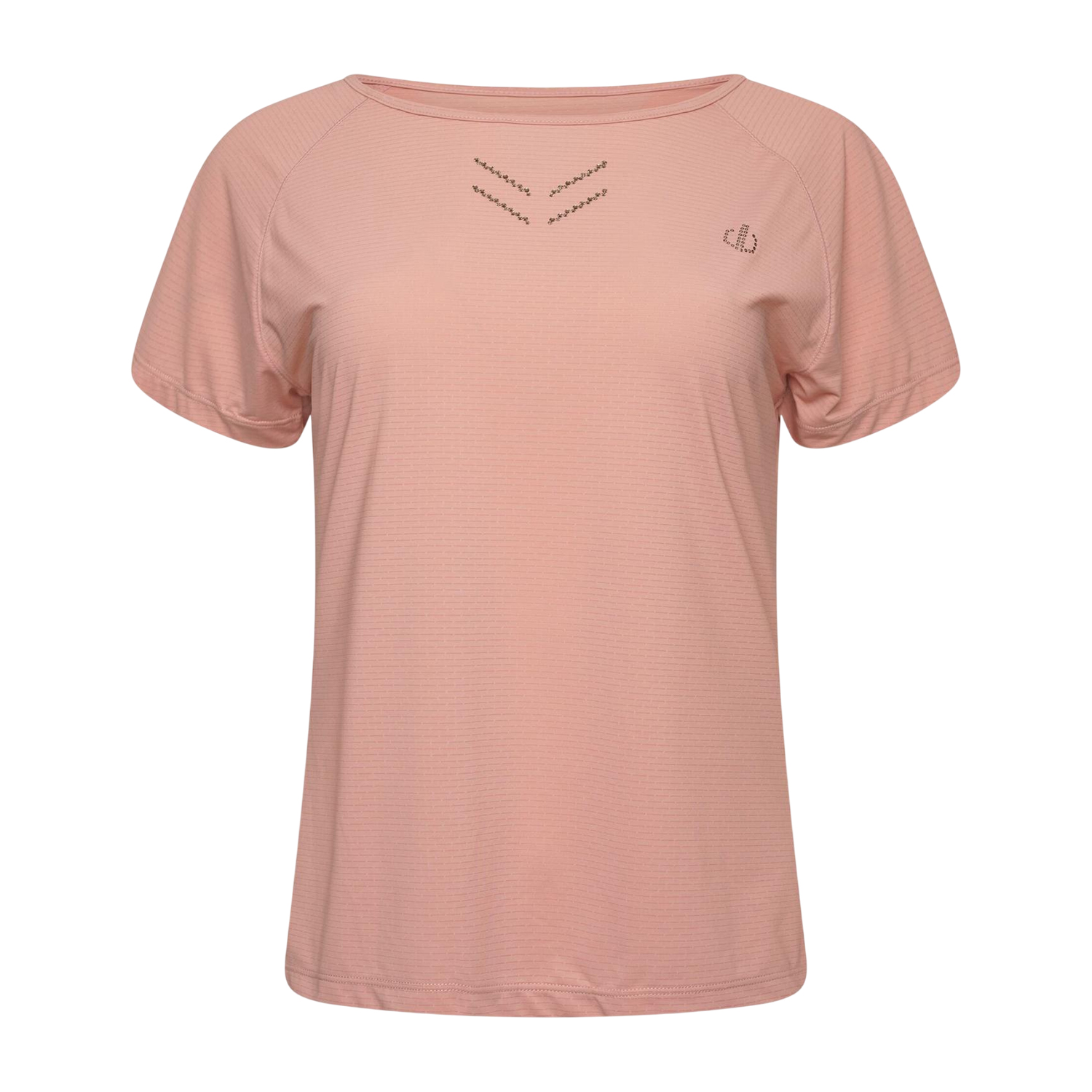 T-shirt manches courtes motif/style détail contrasté CRYSTLZ, DARE 2B