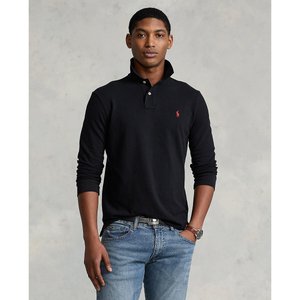 Polo manches longues droit custom fit