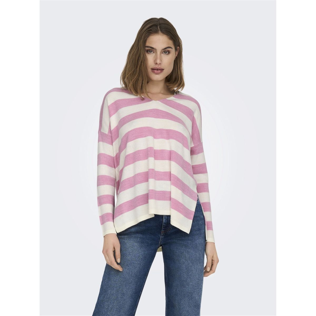 Pull femme best sale rose bonbon