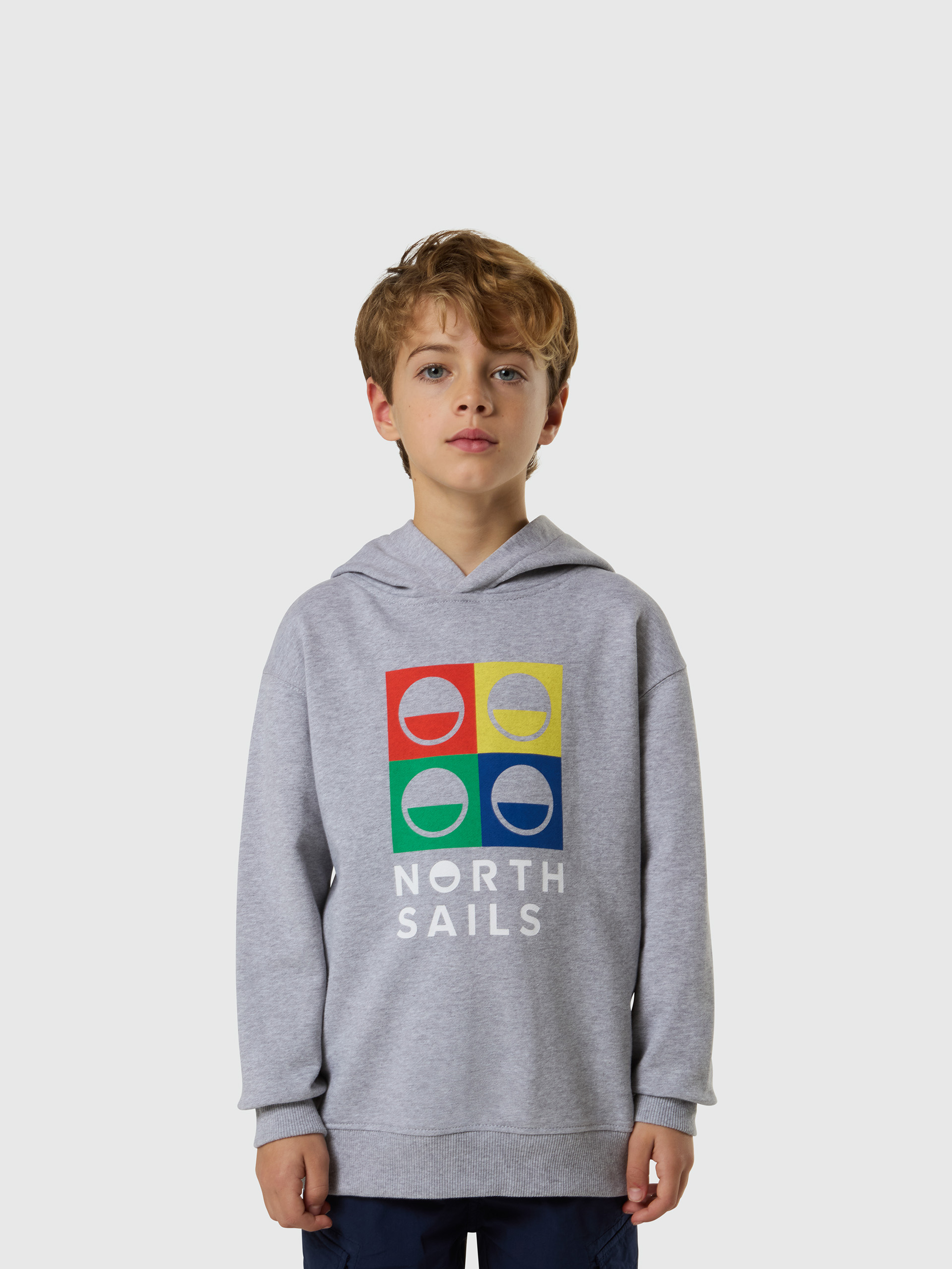 Sweat à capuche avec imprimé maxi North Sails, NORTH SAILS