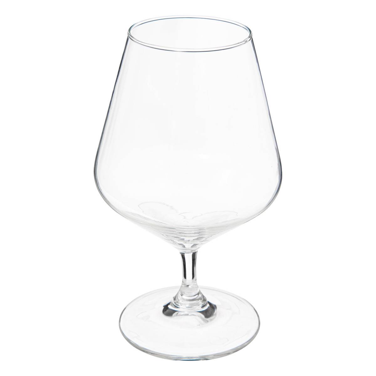 Lot de 6 verres à cognac en verre 35 cl NORA, SECRET DE GOURMET