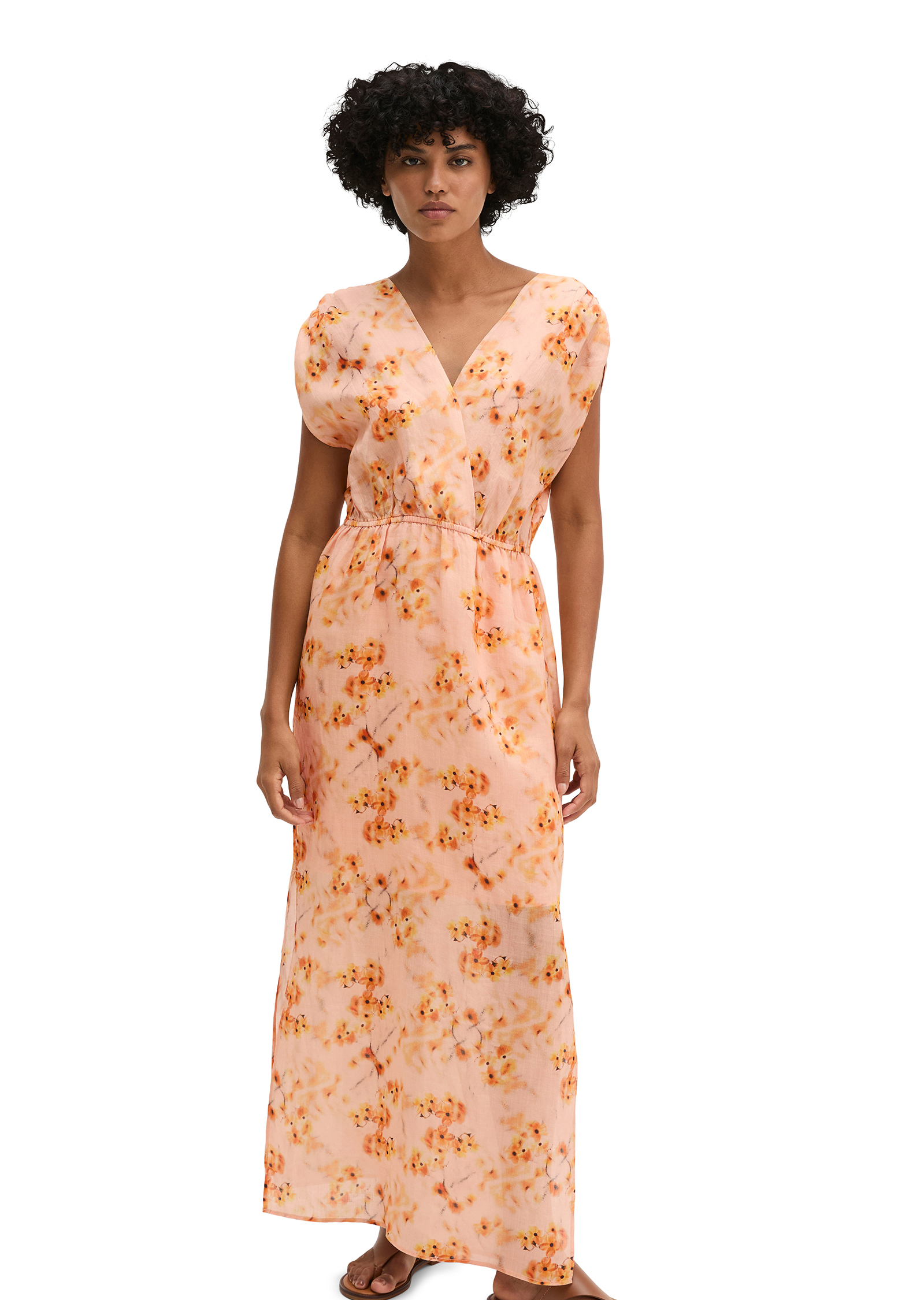 Robe d'été regular en fibre de ramie douce, MARC O'POLO
