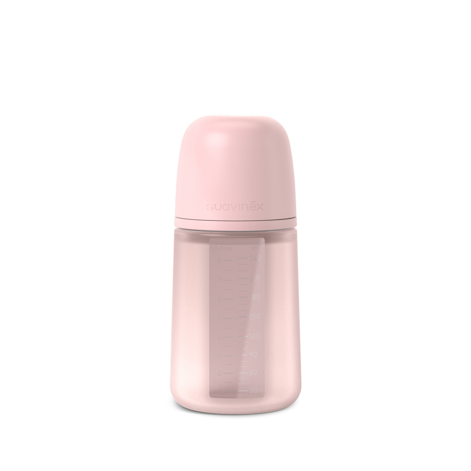 Biberon en silicone avec tétine SX Pro 240 ml débit M, SUAVINEX