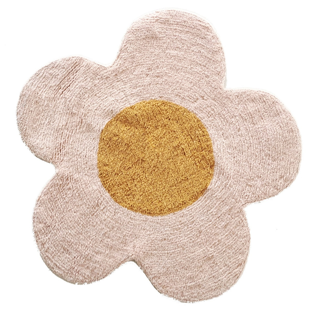 Tapis marguerite enfant en coton tufté FLEUR, FUTURE HOME
