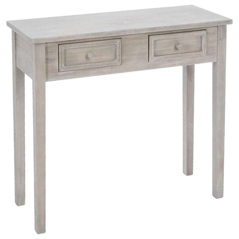 Console 2 tiroirs Charme naturel, ATMOSPHERA