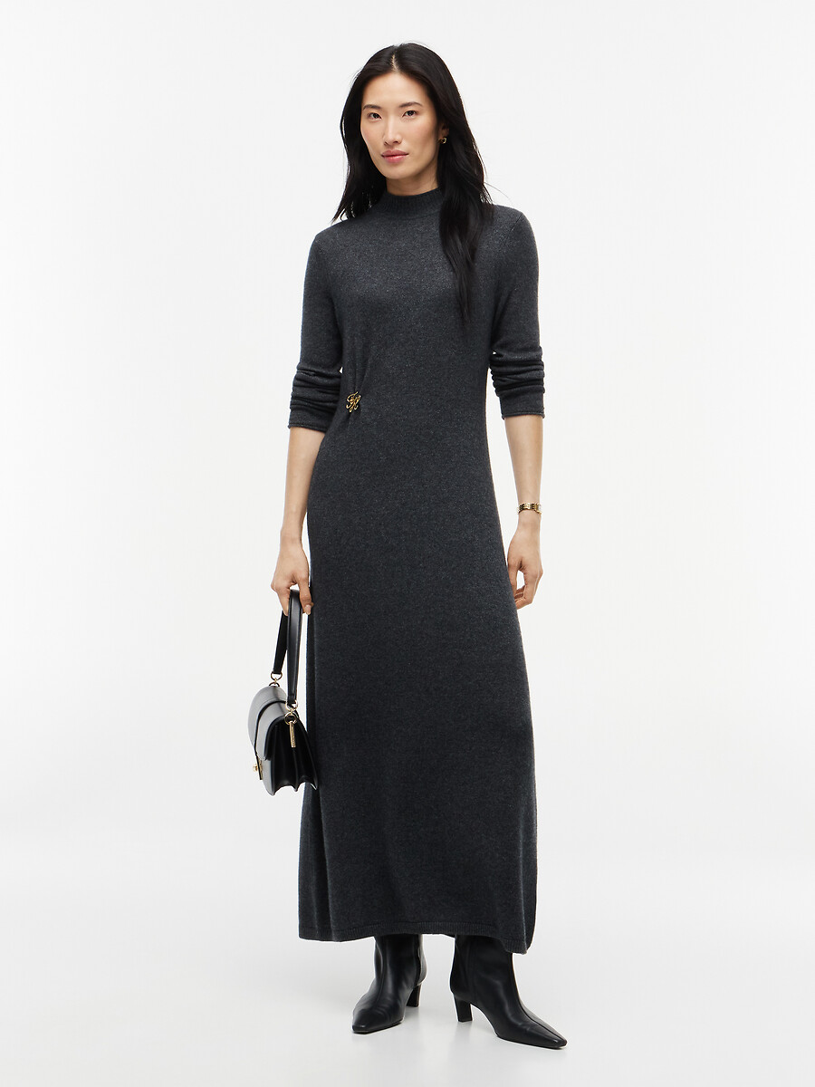 Robe longue en maille en laine, TOMMY HILFIGER