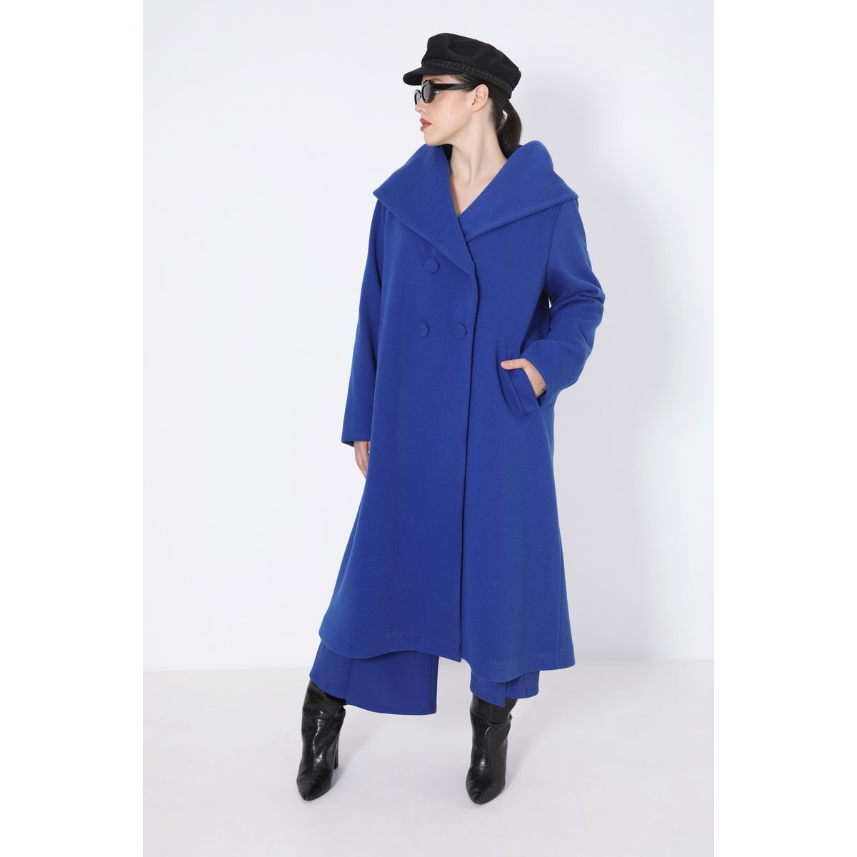 Manteau bleu best sale roi femme