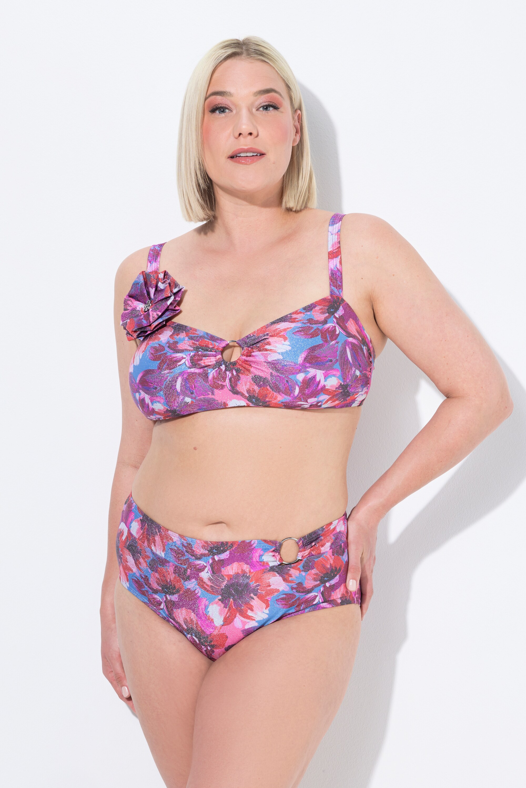 Bikini à bonnets souples. Motif, ULLA POPKEN