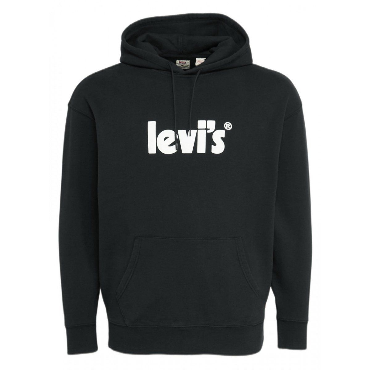 Sweat capuche coton grand taille noir Levi s La Redoute