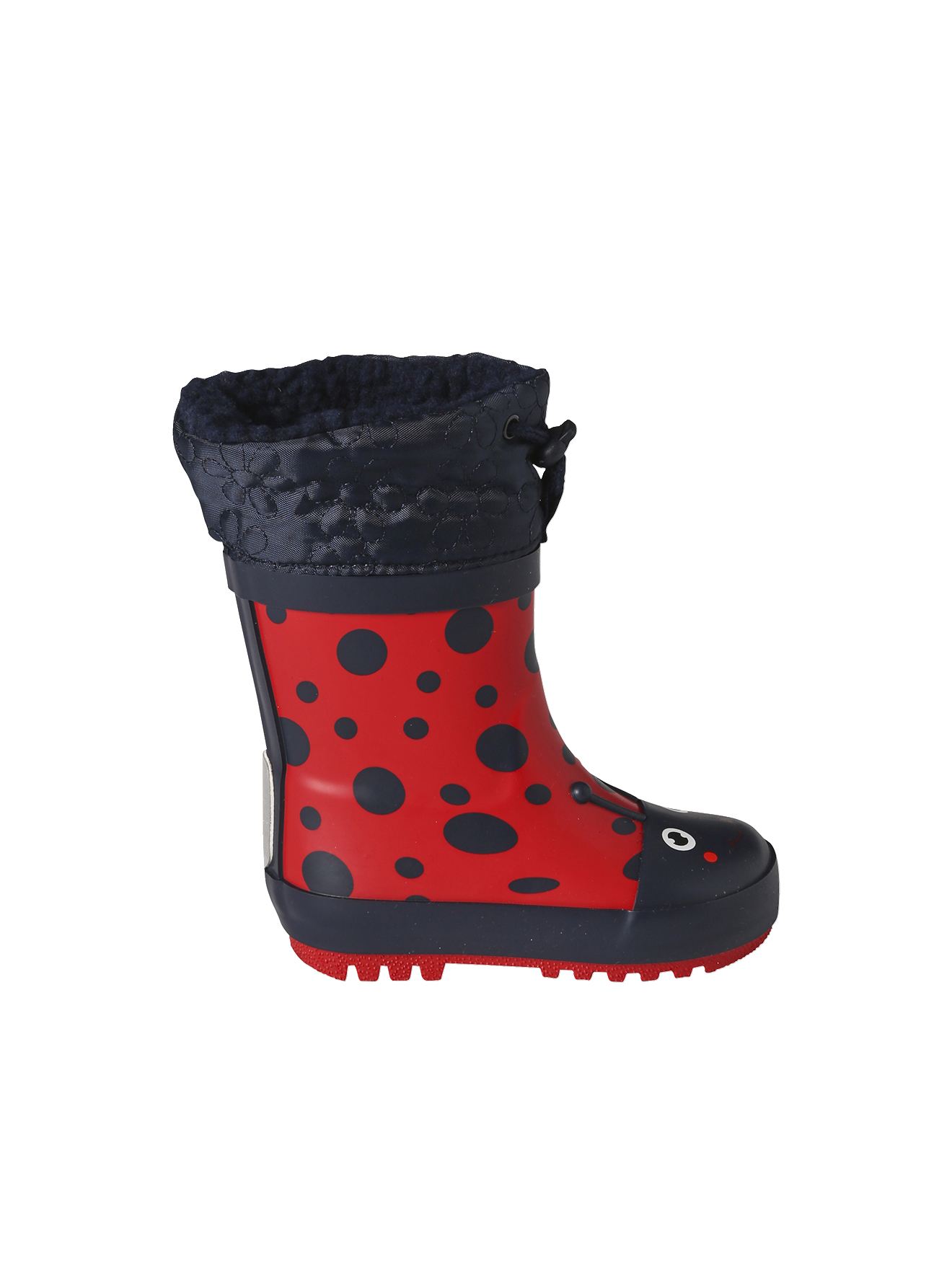 Bottes de pluie fourrées en caoutchouc imprimé bébé, VERTBAUDET
