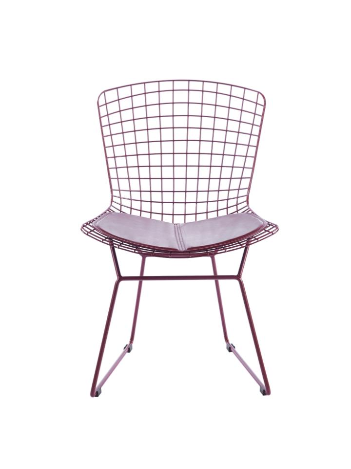Chaise de salle à manger  Métal  Bordeaux-MONDRA, KENAY