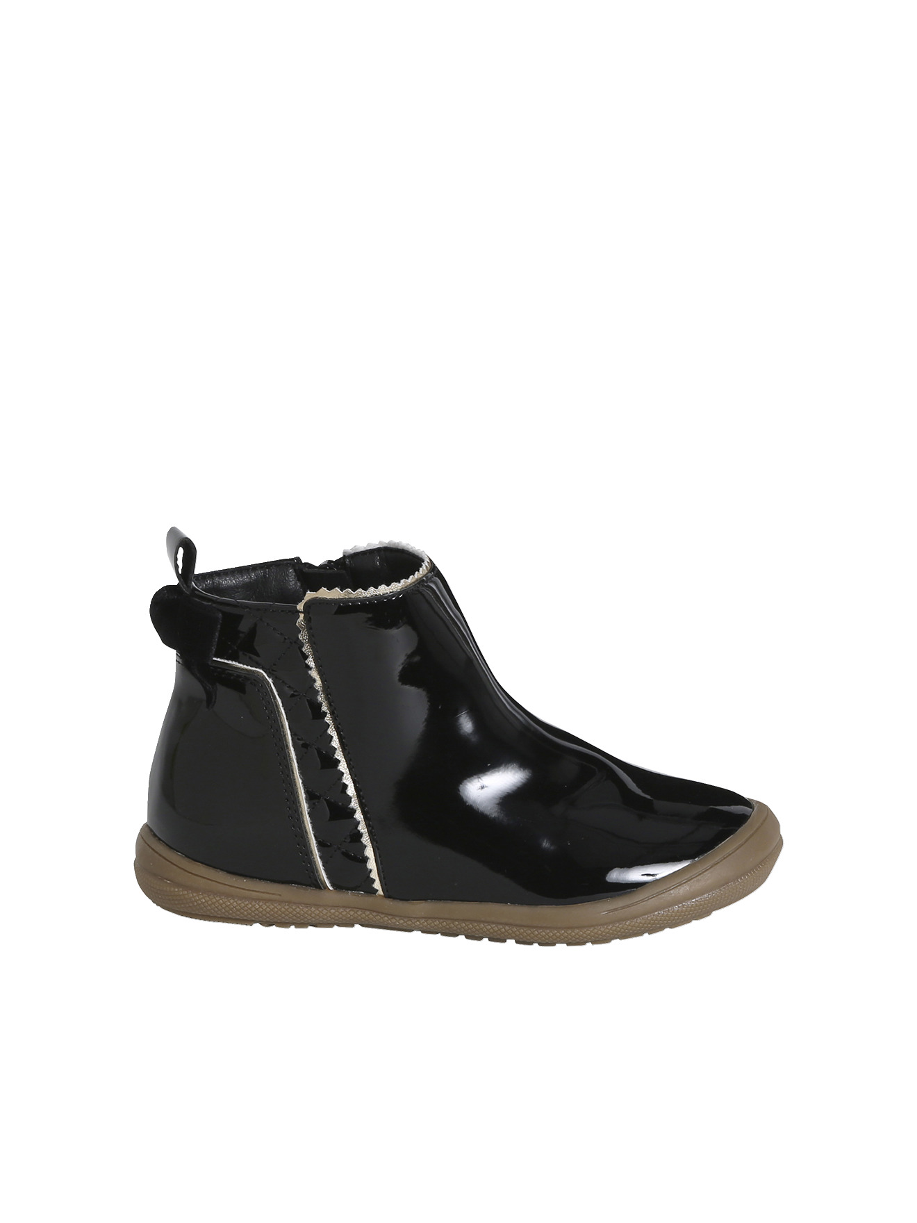 Bottines synthétique zippées, VERTBAUDET