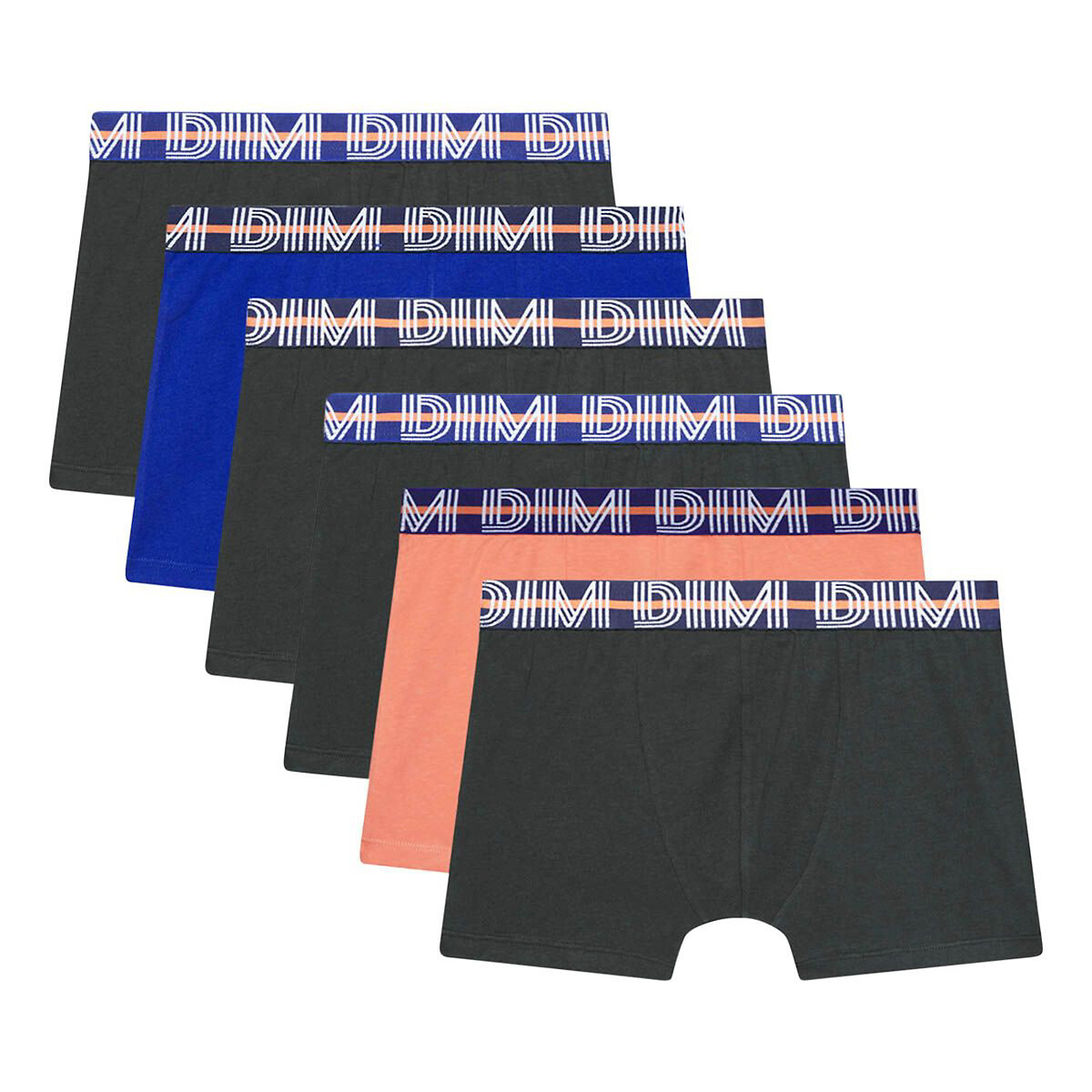 Pack of 6 EcoDim Boxers in Cotton