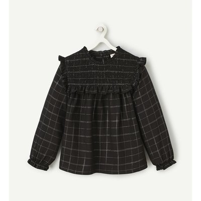 Checked Ruffled Blouse TAPE A L'OEIL